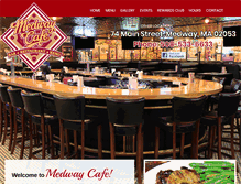 Tablet Screenshot of medwaycafe.com
